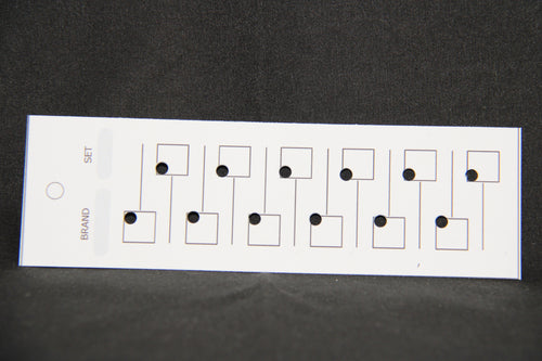 5 Kleurkaarten van 12 vierkanten