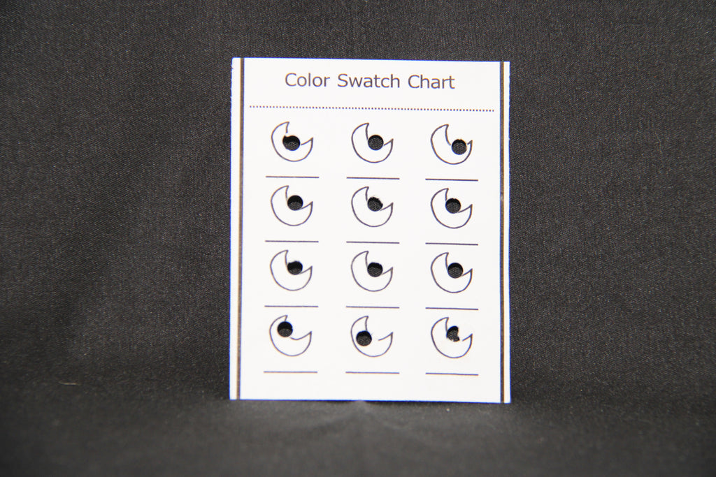 5 Kleurkaarten van 12 kleuren keuze uit verschillende motieven