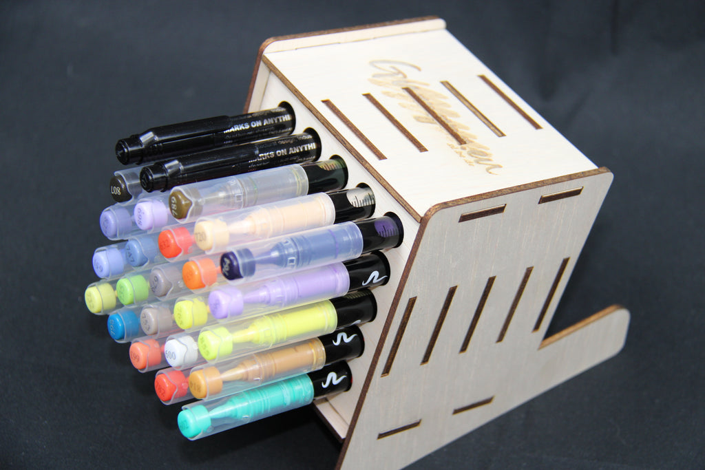 Houten stiften organizer voor Guangna set van 25 stuks